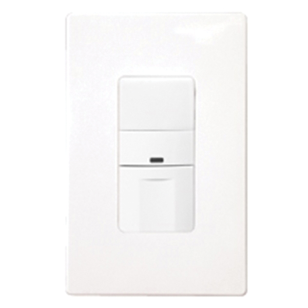 OS306U-LA-K Motion Sensor Switch, 120 V, 1-Pole, Motion Sensor, 180 deg Sensing, 450 sq-ft Sensing