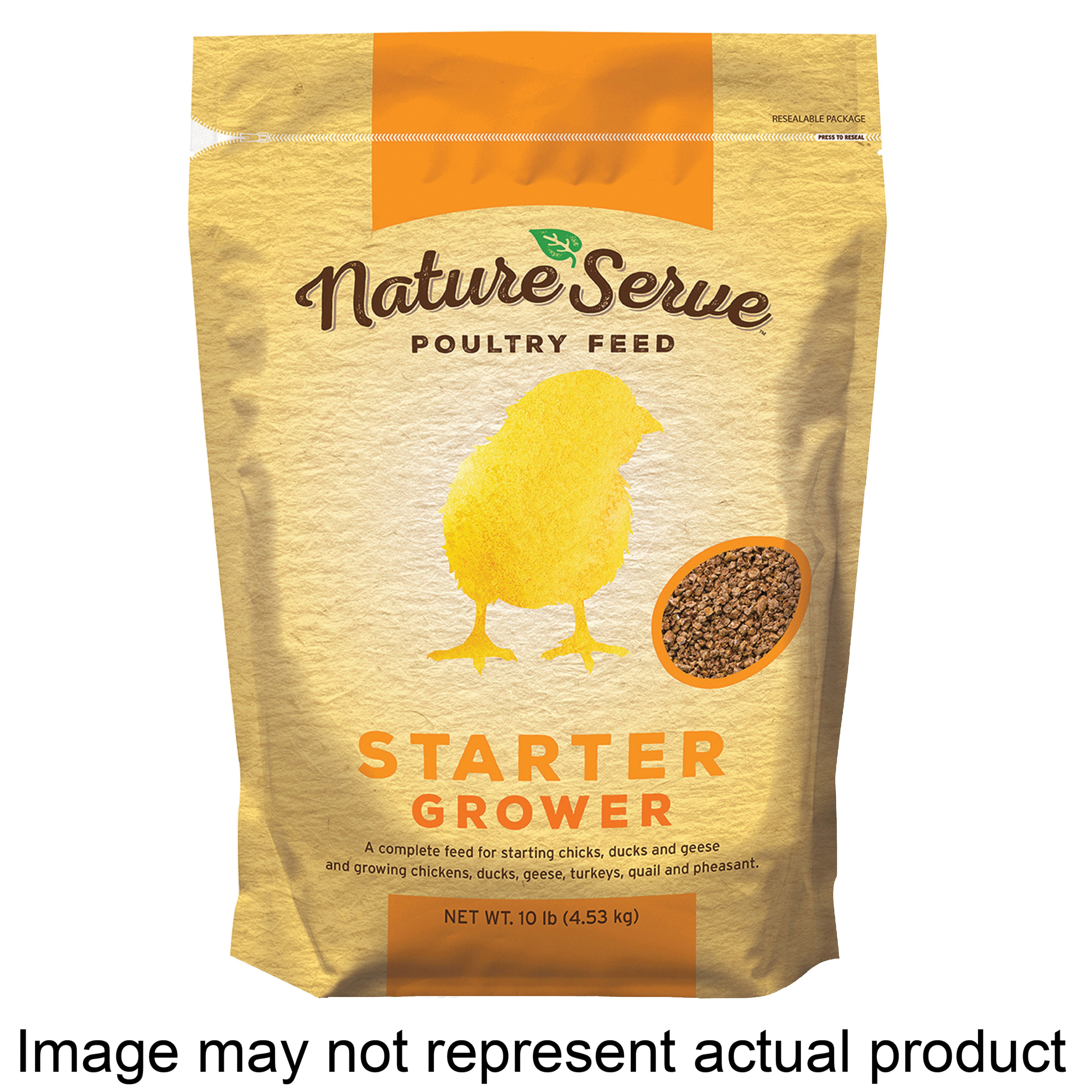 290015 Chick Starter Grower Feed, Crumble, 10 lb, Bag