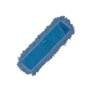 FGJ25500 BL00 Twisted Loop Dust Mop Head, Polyester, Blue