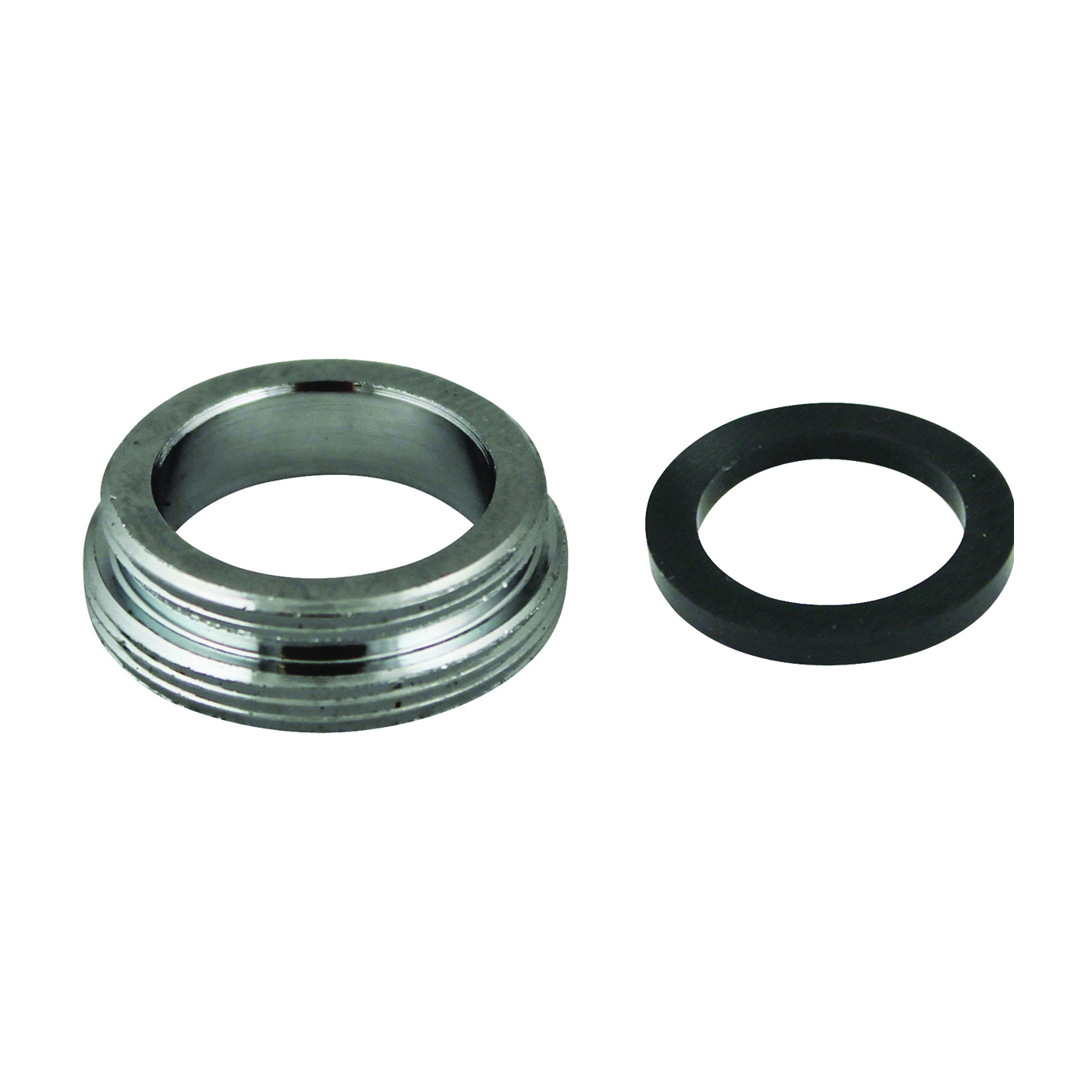 PP800-62LF Faucet Aerator Adapter, 15/16 x 55/64 in, Male, Chrome-Plated