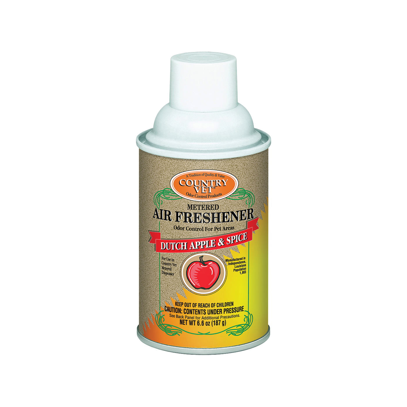 334701CVCA Air Freshener, 6.6 oz Can, Dutch Apple and Spice