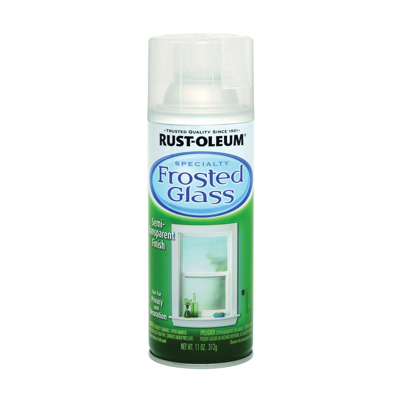 1903830 Spray Paint, Frosted Glass, 11 oz, Can
