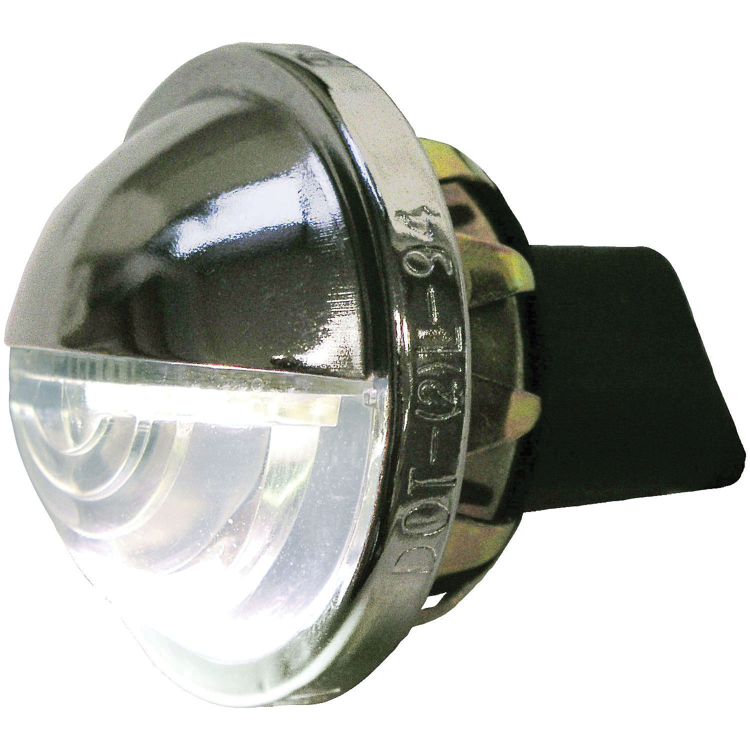 V298C Round License Plate and Utility Light, 9 to 16 V, 4-Lamp, LED Lamp, White Lamp