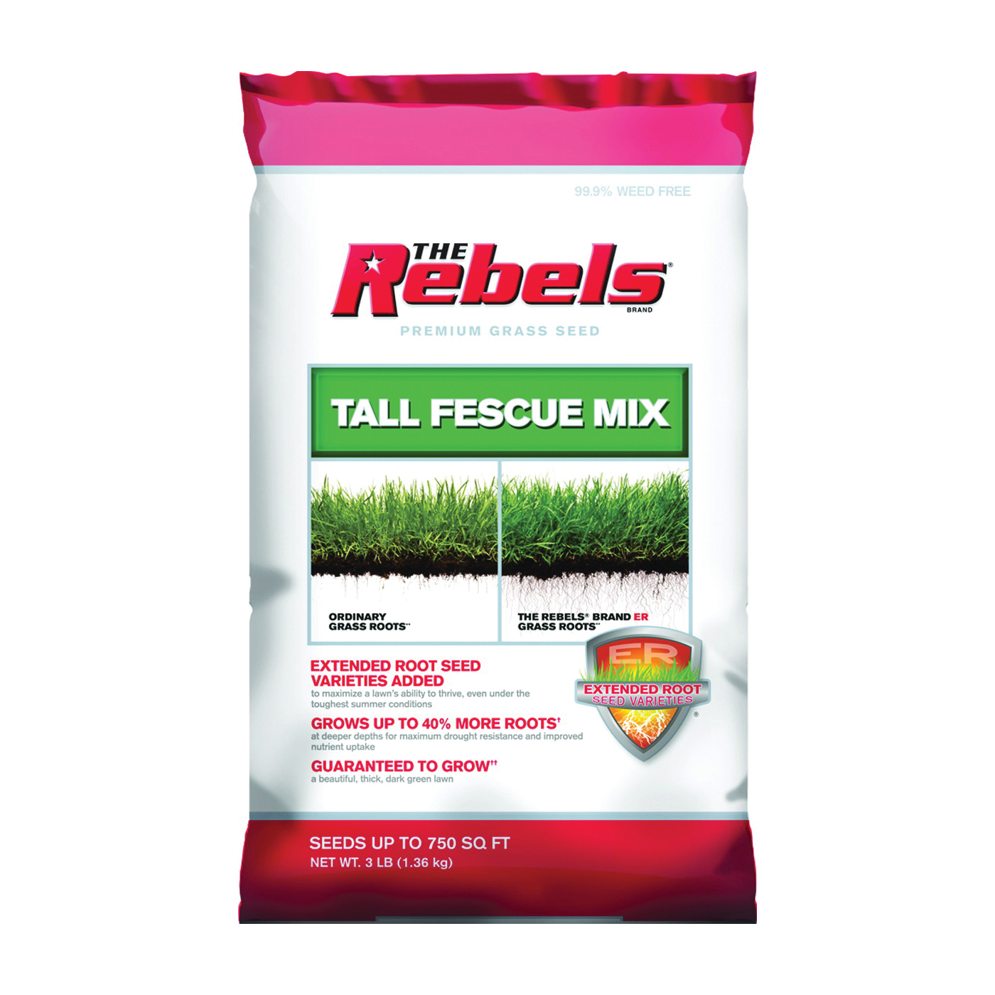 100526887 Grass Seed, 3 lb Bag