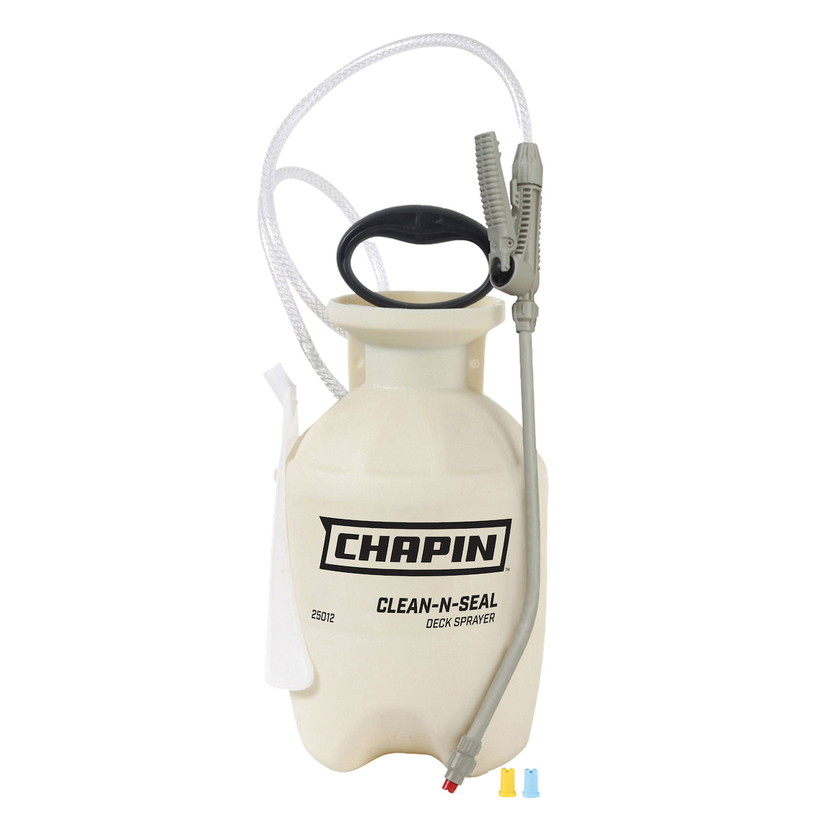 CHAPIN Clean 'N Seal 25012 Handheld Sprayer, 1 gal Tank, Poly Tank, 34 in L Hose