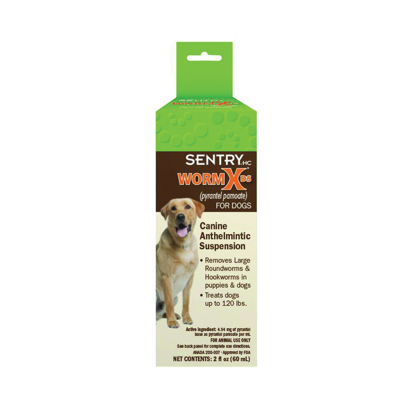 WormX DS 17500 Dog Dewormer, Liquid, 2 oz Bottle