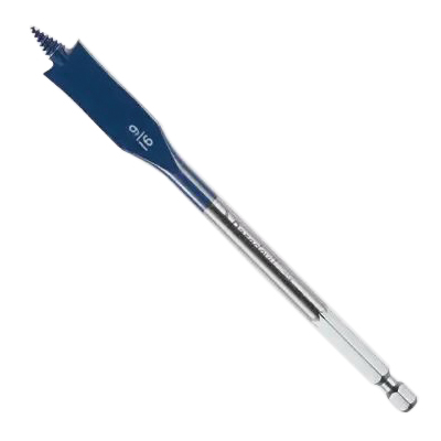 Daredevil DSB1006 Spade Drill Bit, 9/16 in Dia, 6 in OAL, 1-Flute, 1/4 in Dia Shank, Hex Shank