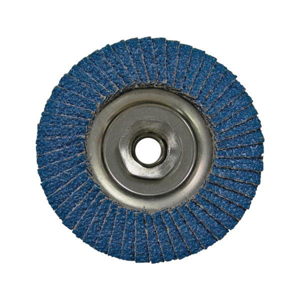 30829 Flap Disc, 4-1/2 in Dia, 5/8-11 Arbor, Non-Woven, 60 Grit, Medium, Zirconium Alumina Abrasive