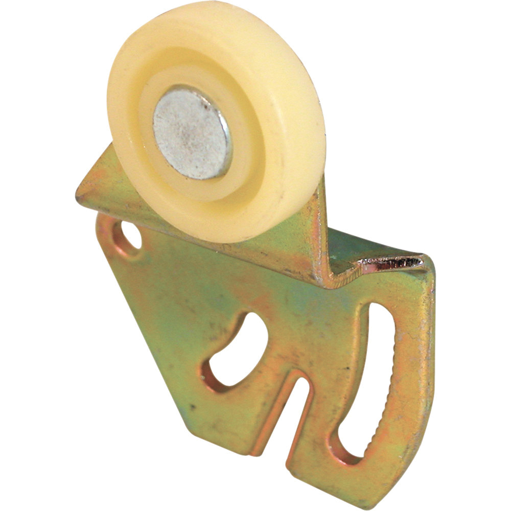 N 6841 Door Roller, 7/8 in Dia Roller, 1/4 in W Roller, Steel, 1-Roller
