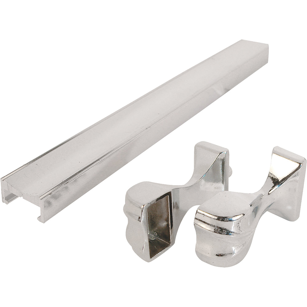 M 6093 Towel Bar and Bracket, Aluminum, Chrome-Plated, For: Shower and Tub Enclosure Doors