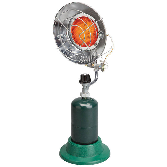 F242200 Single Tank Top Heater, 8-1/4 in W, 10,000 to 15,000 Btu Heating, Propane, Metal