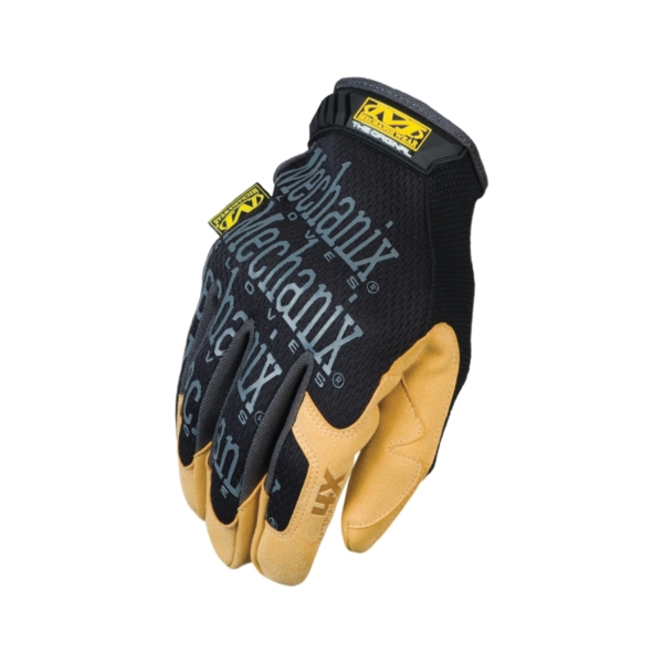 MG4X-75-009 Work Gloves, Men's, M, 9 in L, Straight Thumb, Hook and Loop Cuff, Synthetic Leather