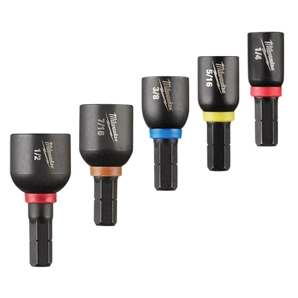 SHOCKWAVE Impact Duty 49-66-4563 Nut Driver Set, 5-Piece, Insert Magnetic, Steel
