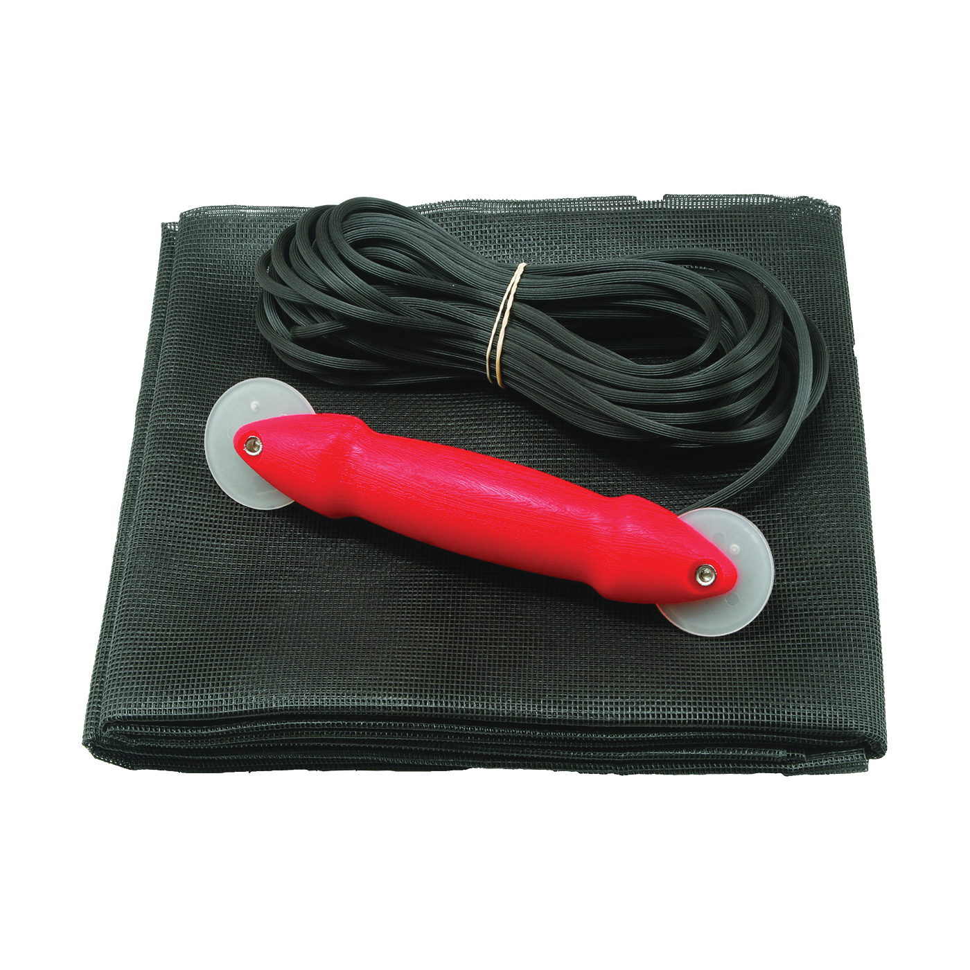 P 7515 Screen Door Repair Kit, 36 in W Dimensions, Fiberglass, Charcoal, 3-Piece