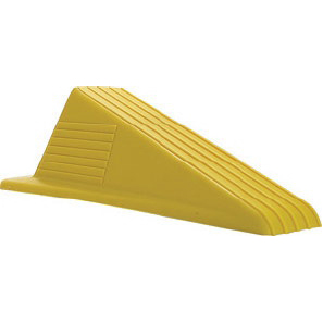 3763 Wedge Door Stop, Yellow, Rubber
