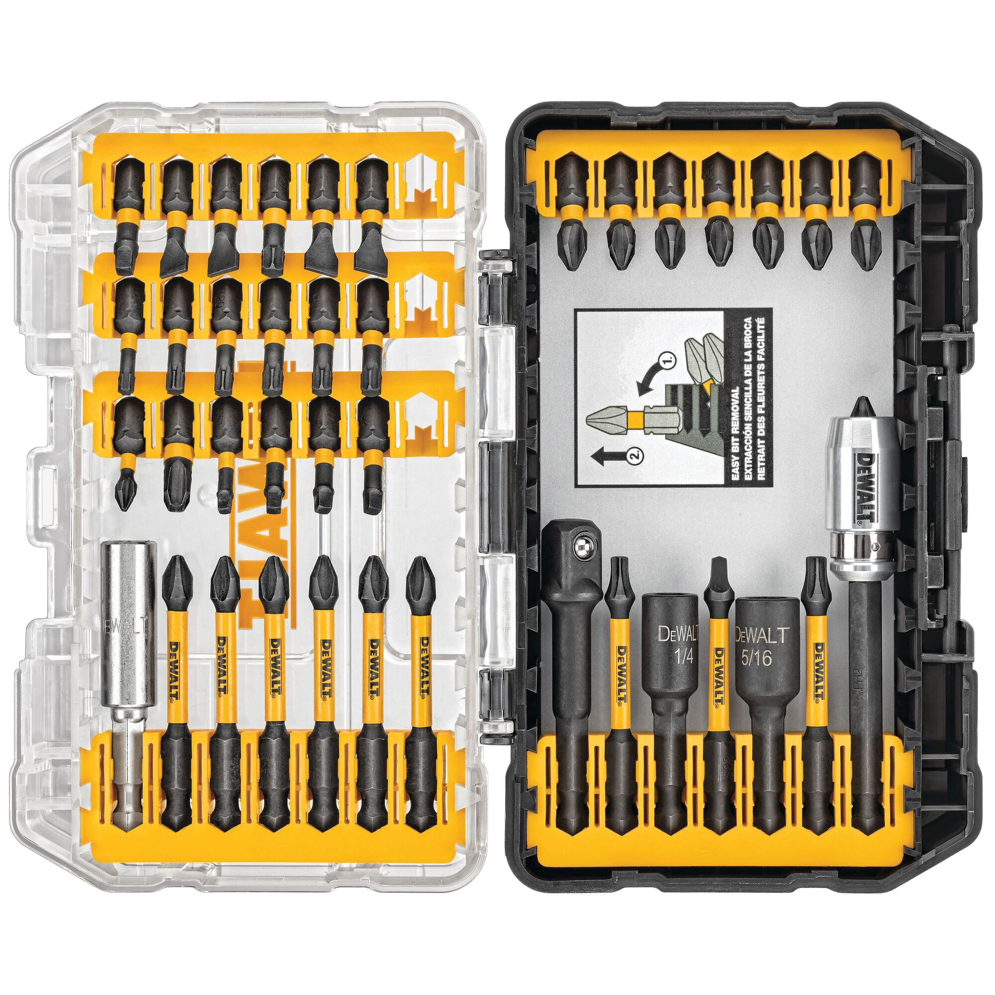 DWA2T40IR Screwdriver Bit Set with ToughCase+ System, Steel