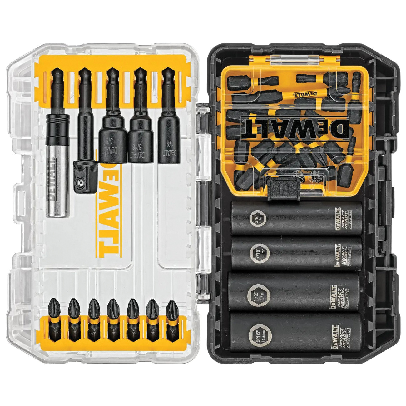 IMPACT READY DWA2T35IR Screwdriver Bit Set, 35-Piece, Steel