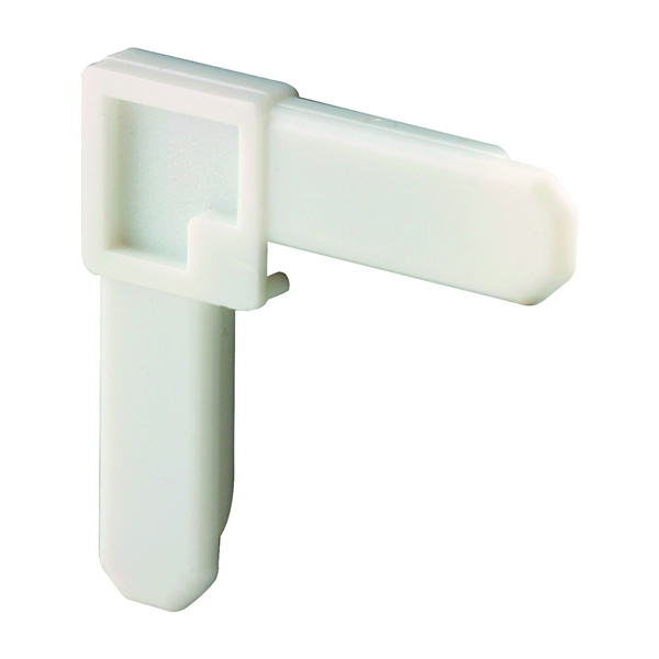 PL 14286 Square Cut Screen Frame Corner, Plastic, White, For: PL14080 Screen Frame