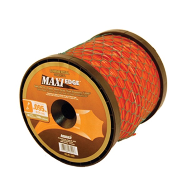 Maxi Edge WLM-395 Trimmer Line Spool, 0.095 in Dia, 819 ft L, Polymer, Orange