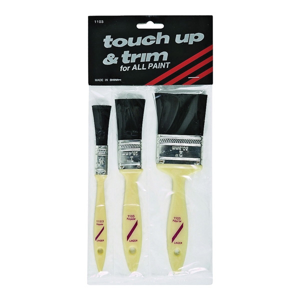 8222309 Paint Brush Set, Touch-Up, 3-Brush