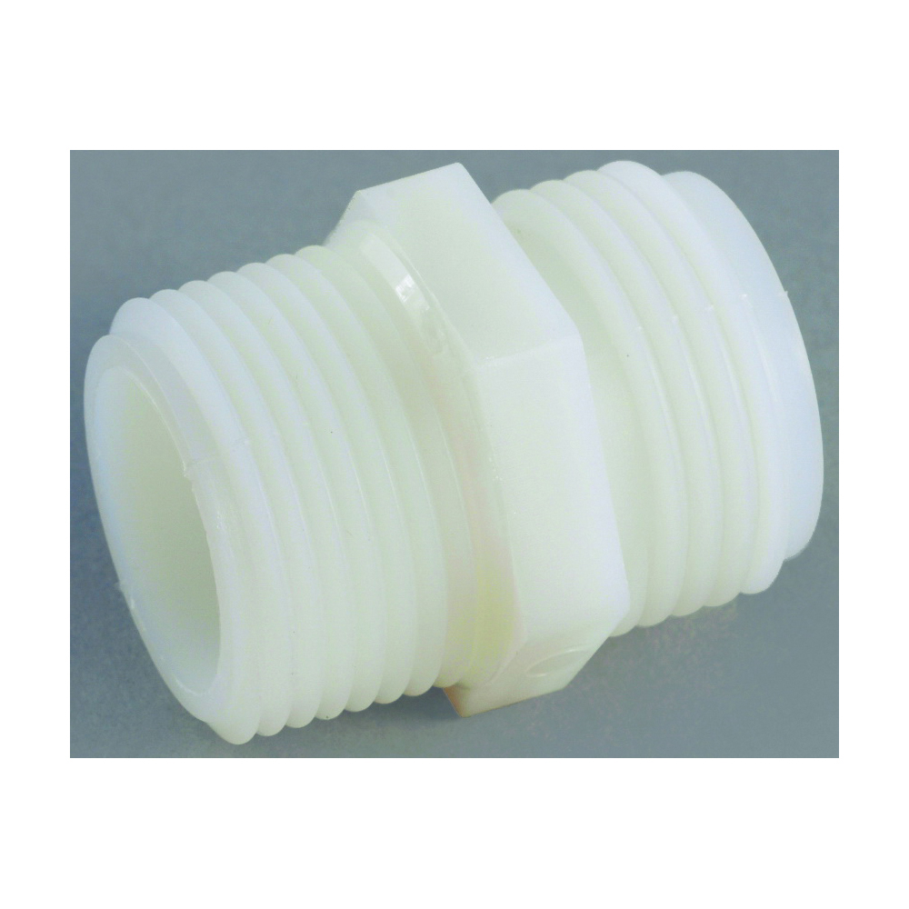 53778-1208 Hose Adapter, 3/4 x 1/2 in, GHT x MPT, Nylon, For: Garden Hose