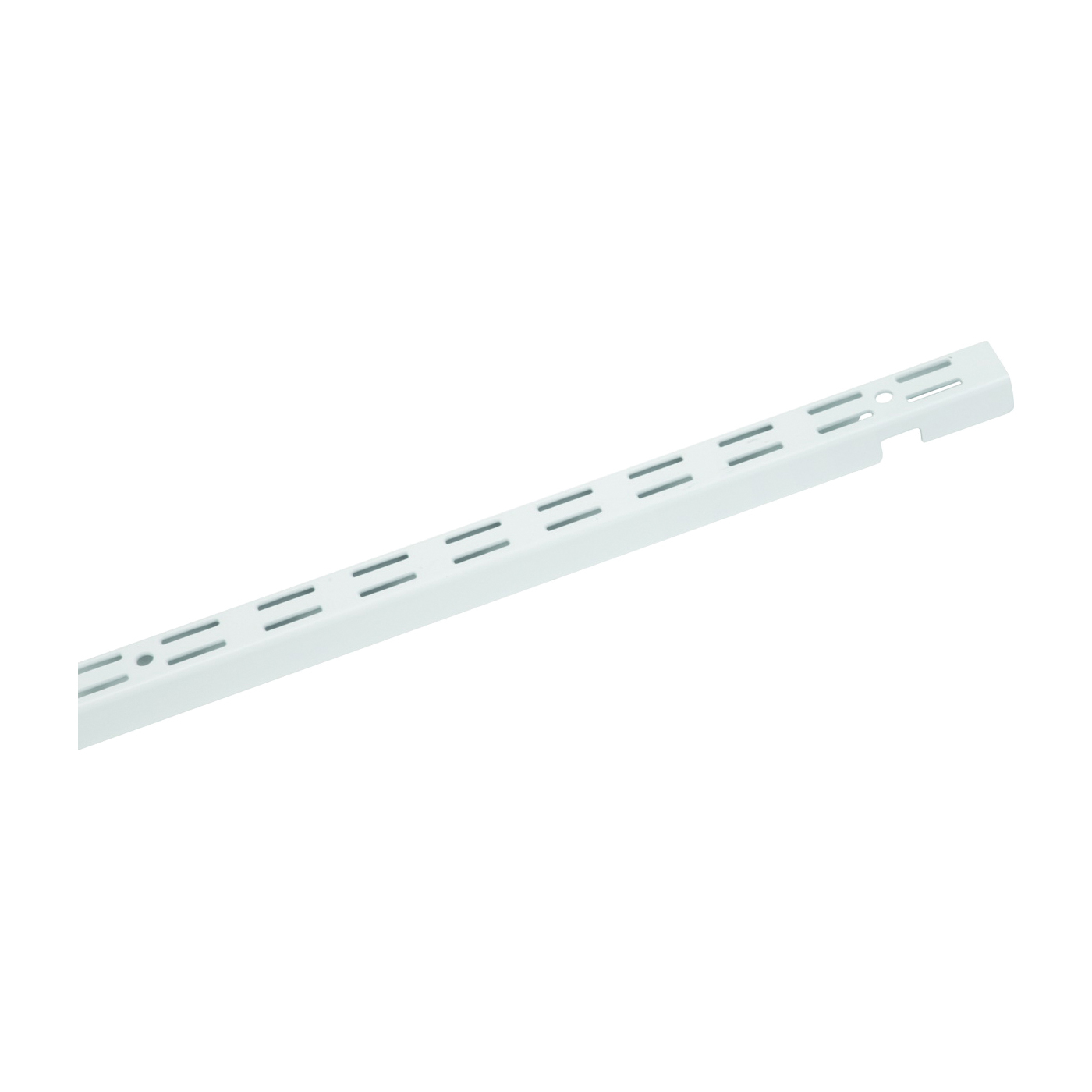 ShelfTrack 280100 Shelf Standard, 1 in W, 30 in H, Steel, White