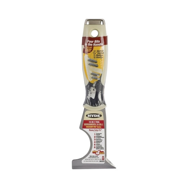 Pro Project 06920 Multi-Tool, 2-1/2 in W Blade, 1-Edge Blade, HCS Blade, Polypropylene Handle, Soft Grip Handle