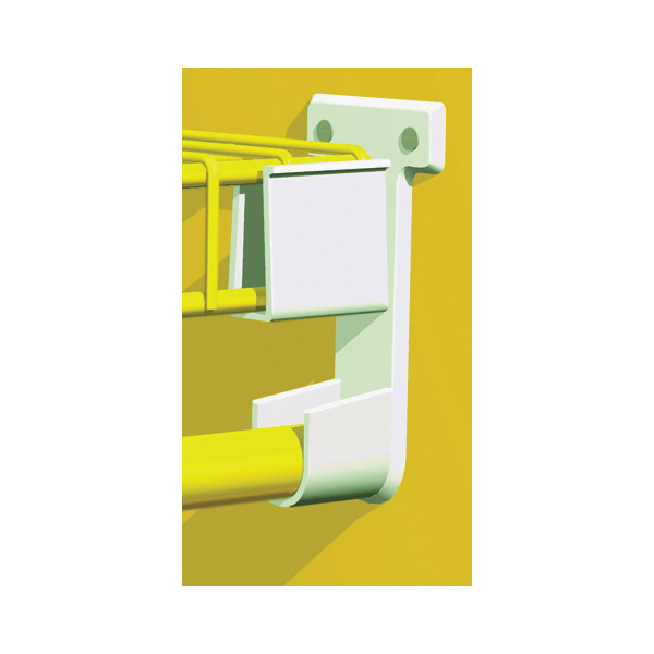 6609 Wall Bracket, Resin, White