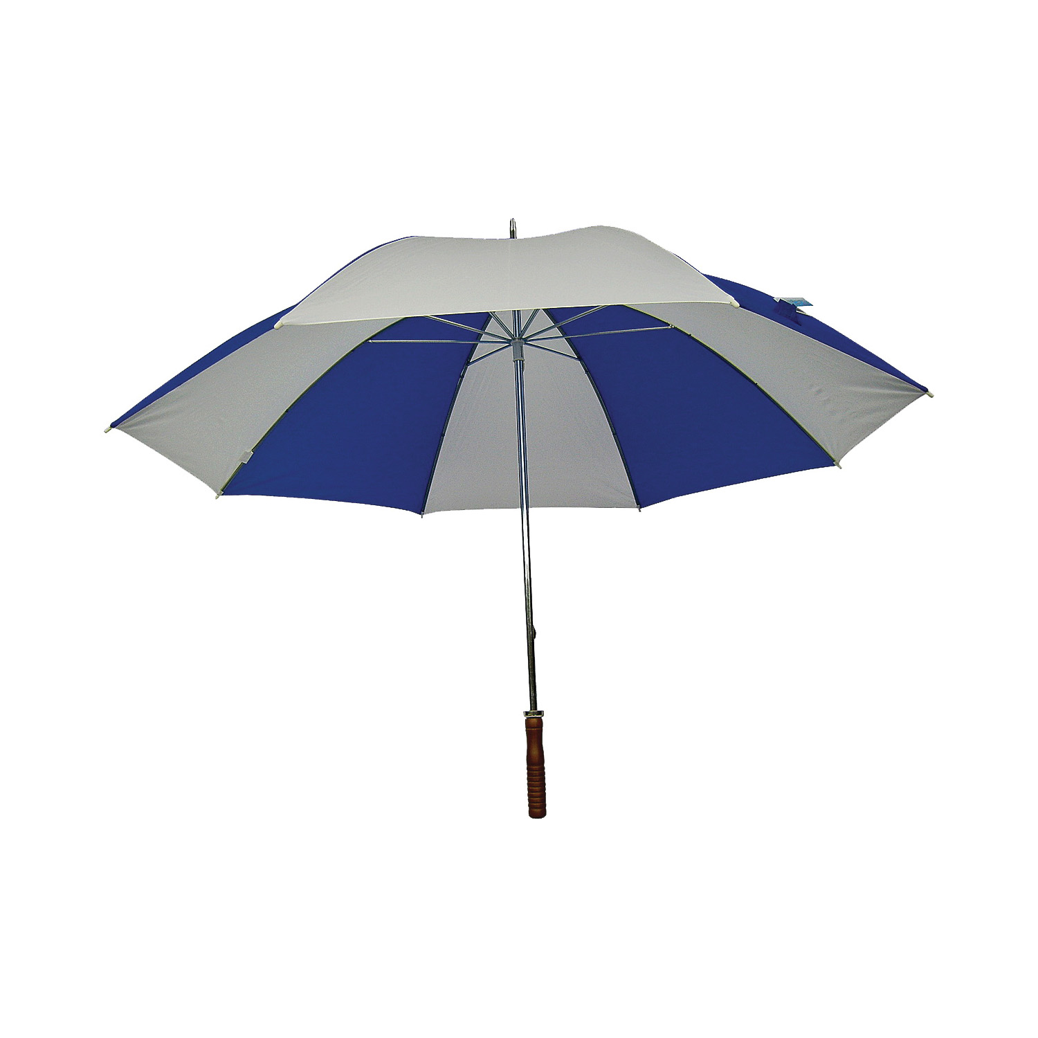 TF-06-RYL/WHT Golf Umbrella, Nylon Fabric, Royal/White Fabric, 29 in