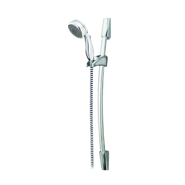 75800140 Wall Bar Hand Shower, 1/2 in Connection, 2.5 gpm, 7-Spray Function, Chrome, 72 in L Hose