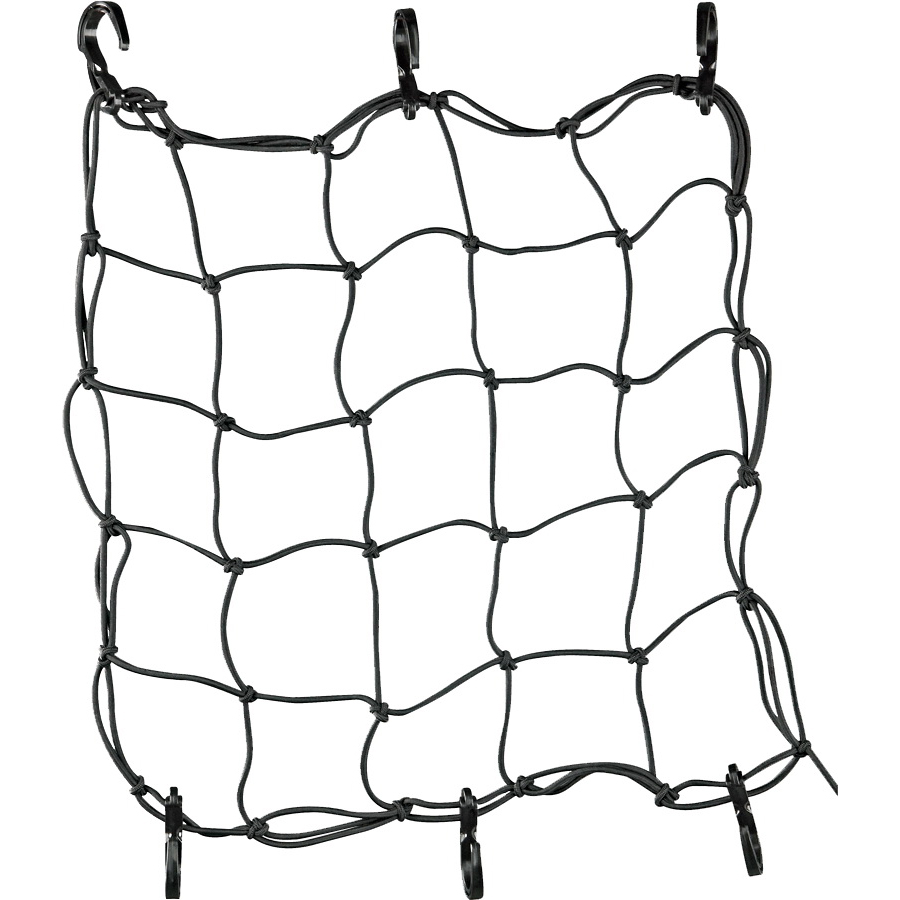 FH92105 Cargo Net, 30 in L, 15 in W, Rubber, Black