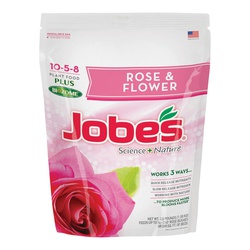 59436 Science + Nature Rose and Flower Fertilizer, 3.5 lb, 10-5-8 N-P-K Ratio