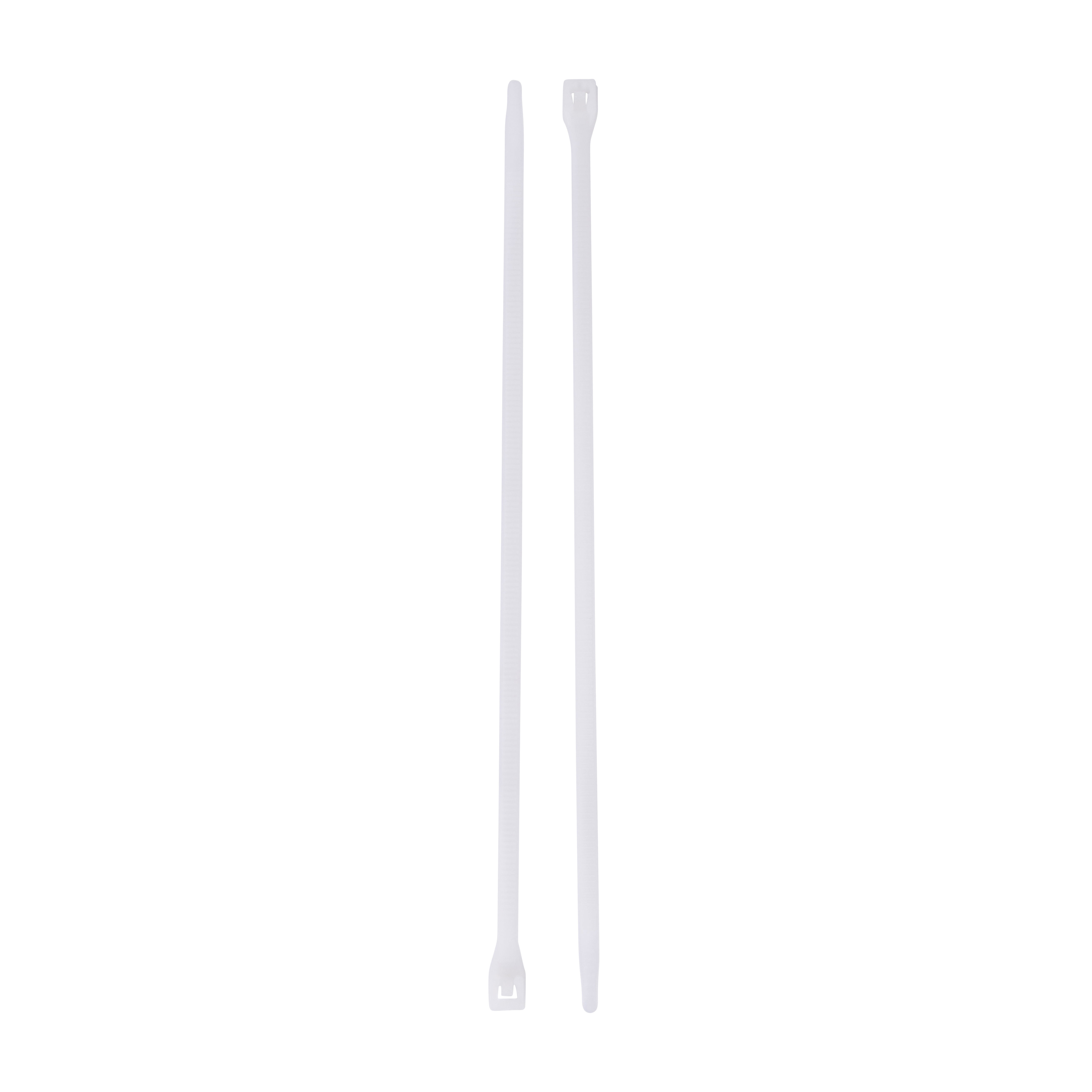GB 46-308 8 in. Cable Tie, Double-Lock Locking, 6/6 Nylon, Natural, 100 pk