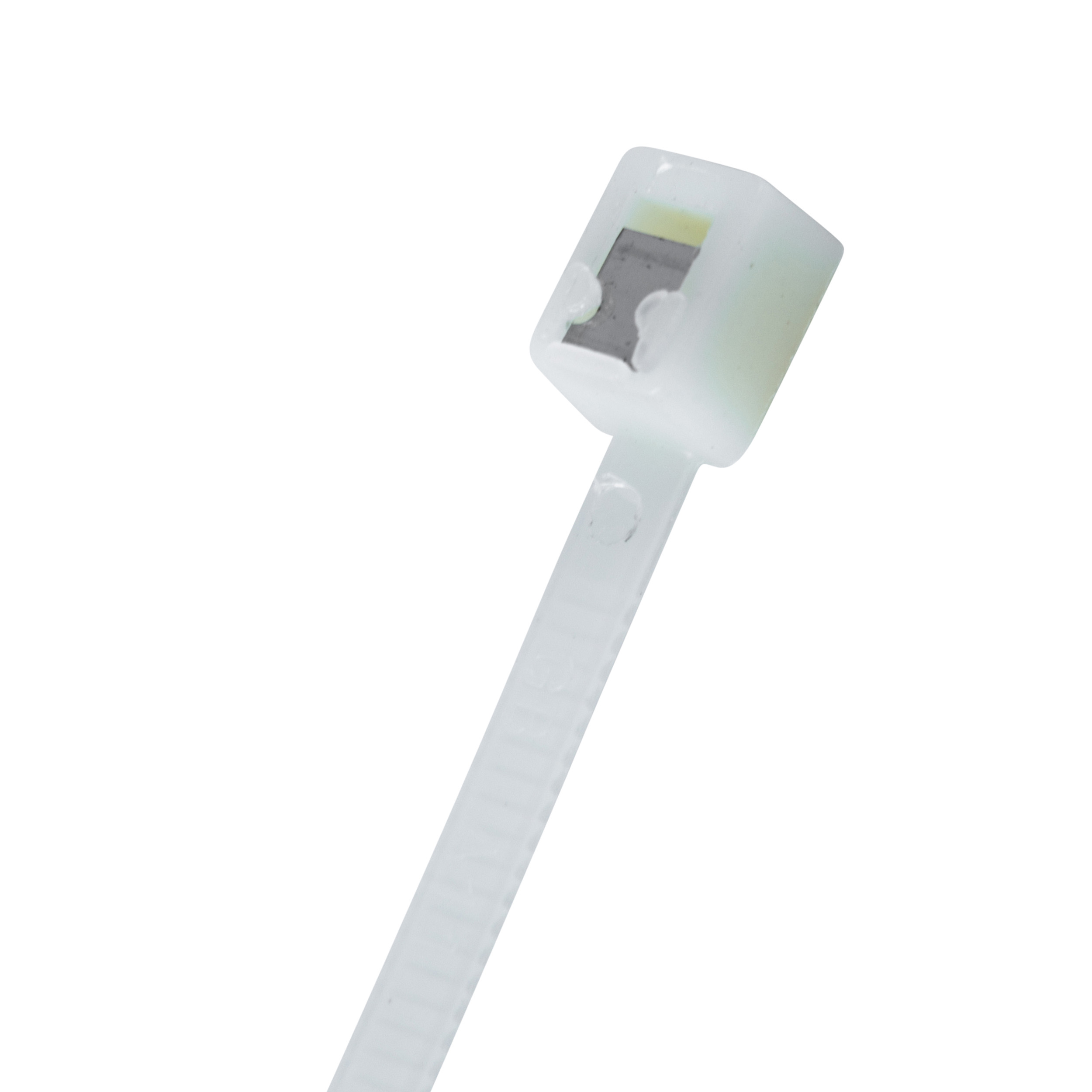 46-314SC Cable Tie, 4 in Max Bundle Dia, Double-Lock Locking, Nylon, Natural