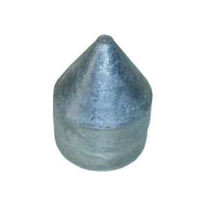 HD42040RP Bullet Cap, 2-1/2 in Dia, Zero-Way, Aluminum