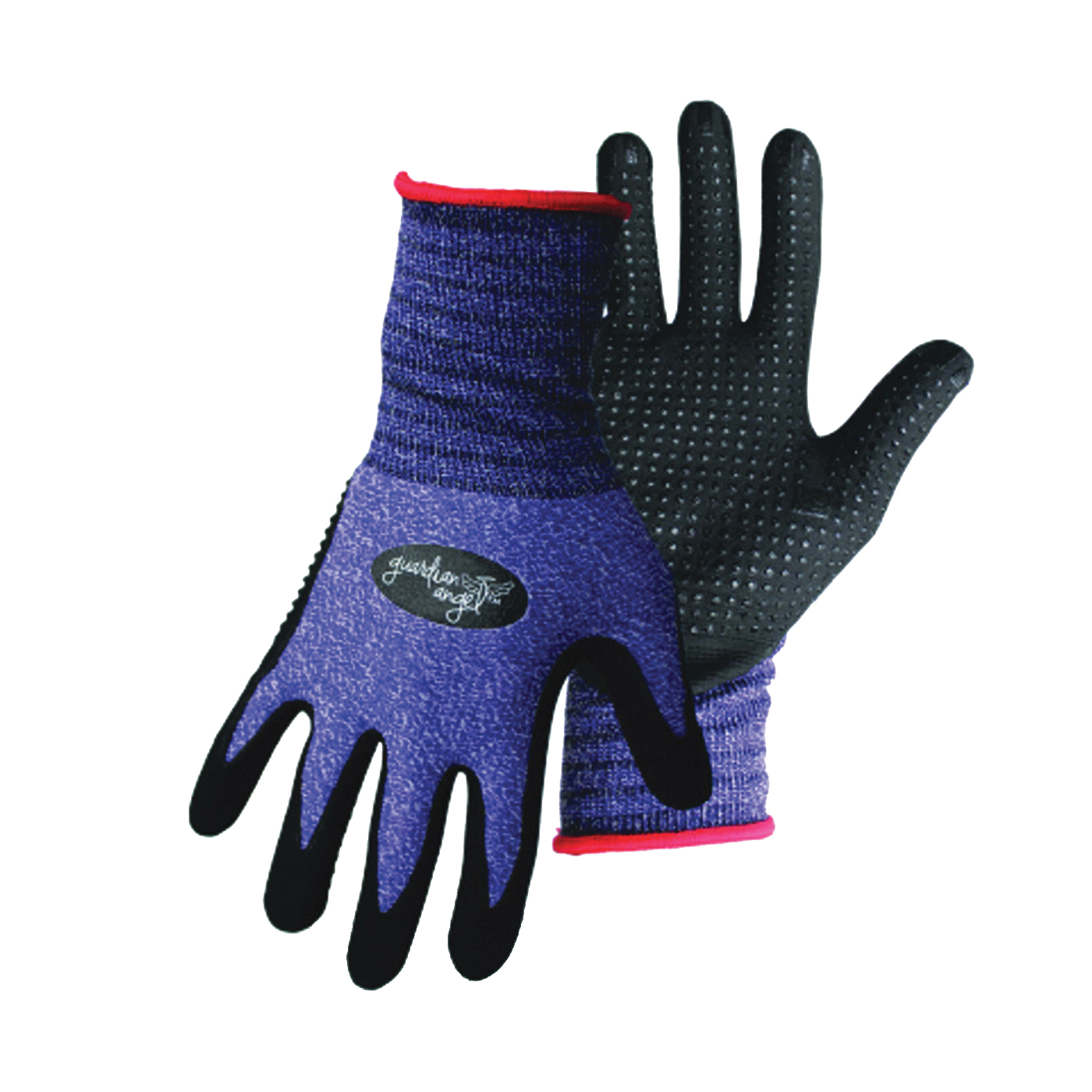 Boss KIT-XS Gloves, XS, Knit Wrist Cuff, Purple/Red