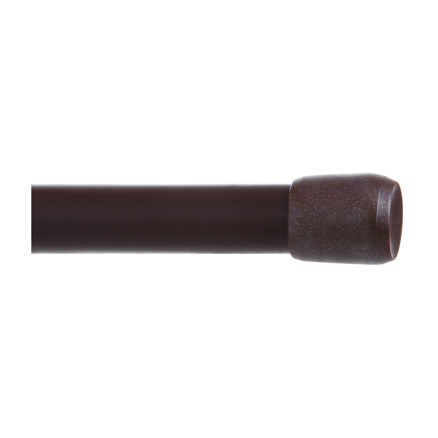 KN621 Spring Tension Rod, 5/8 in Dia, 48 to 75 in L, Metal, Chocolate