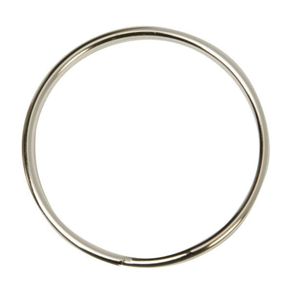 Hy-Ko KB112 Rust-Resistant Split Key Ring, 25 pc Bag, 3 in Ring