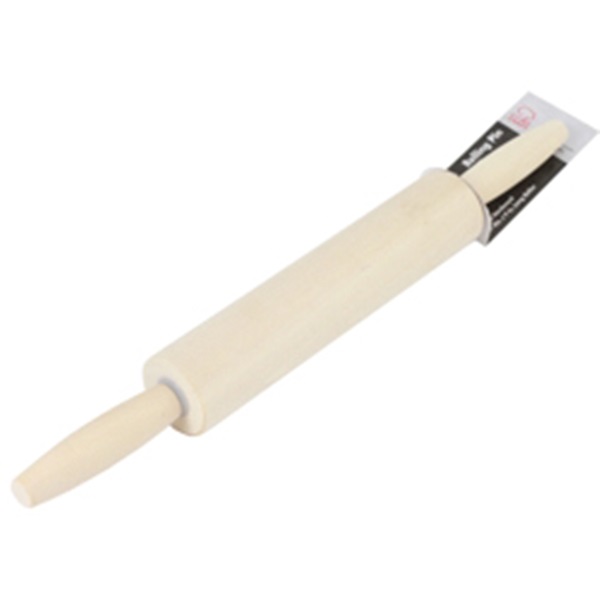 Chef Craft 21531 Rolling Pin, 17 in L, Wood - 1
