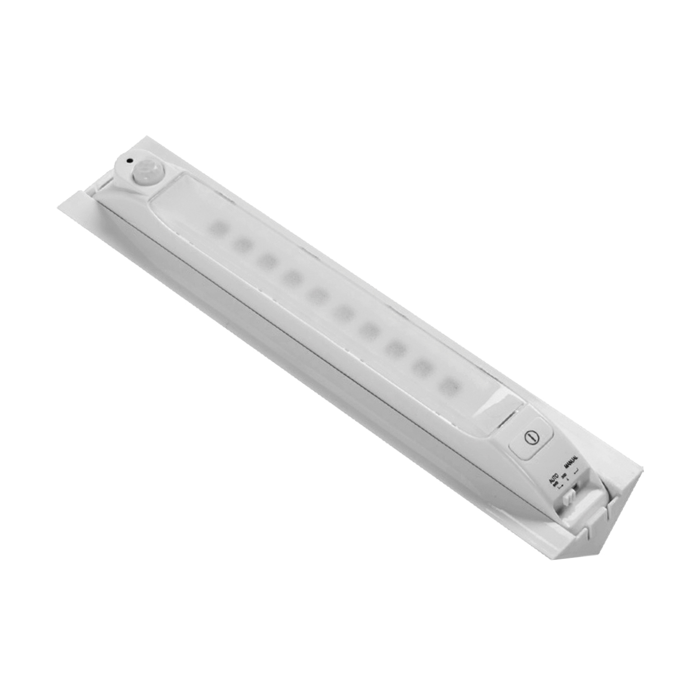 30050-308 Motion Sensor Light, AA Battery, 10-Lamp, LED Lamp, 65 Lumens, 7000 K Color Temp, White, Screw