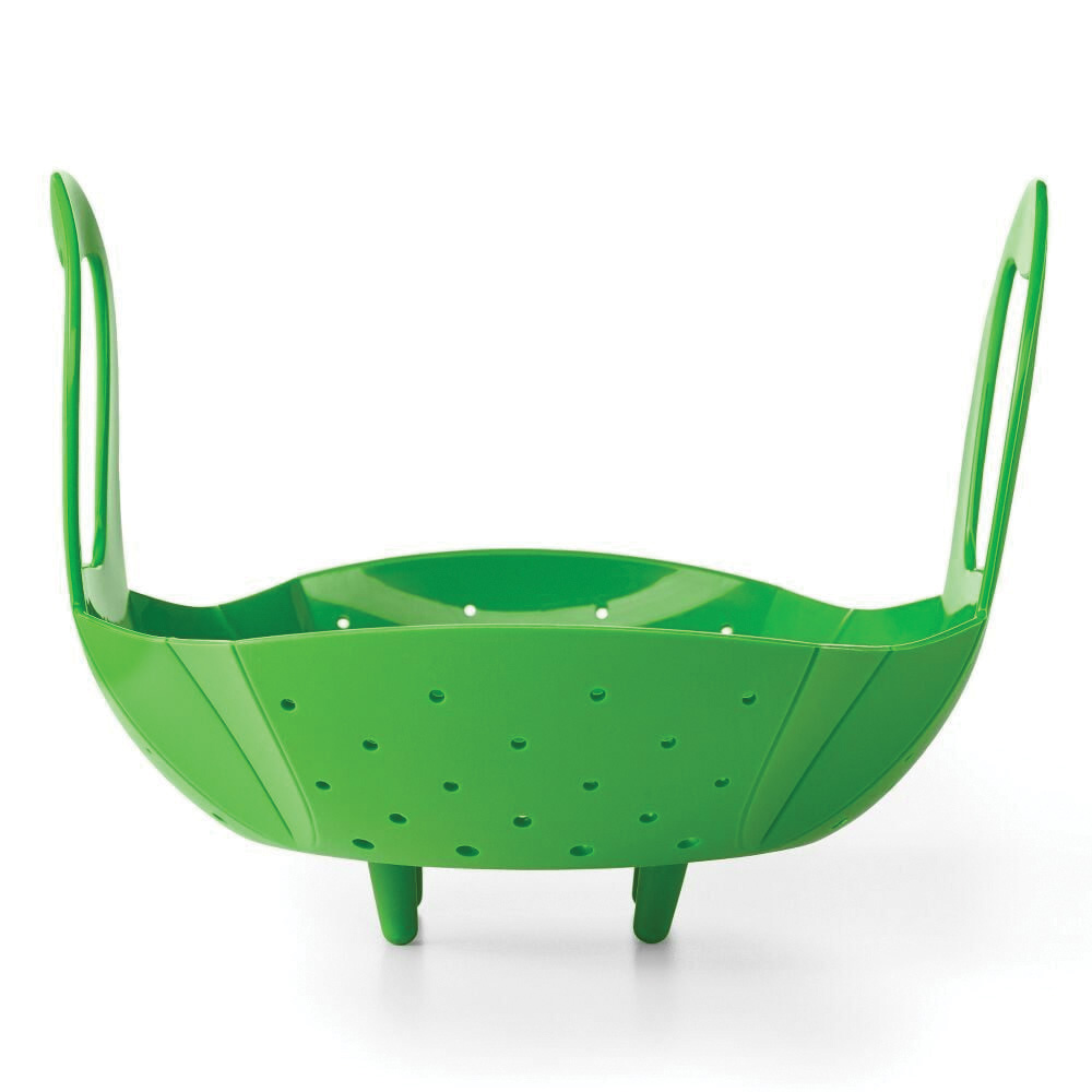 1142380 Steamer, Silicone, Green