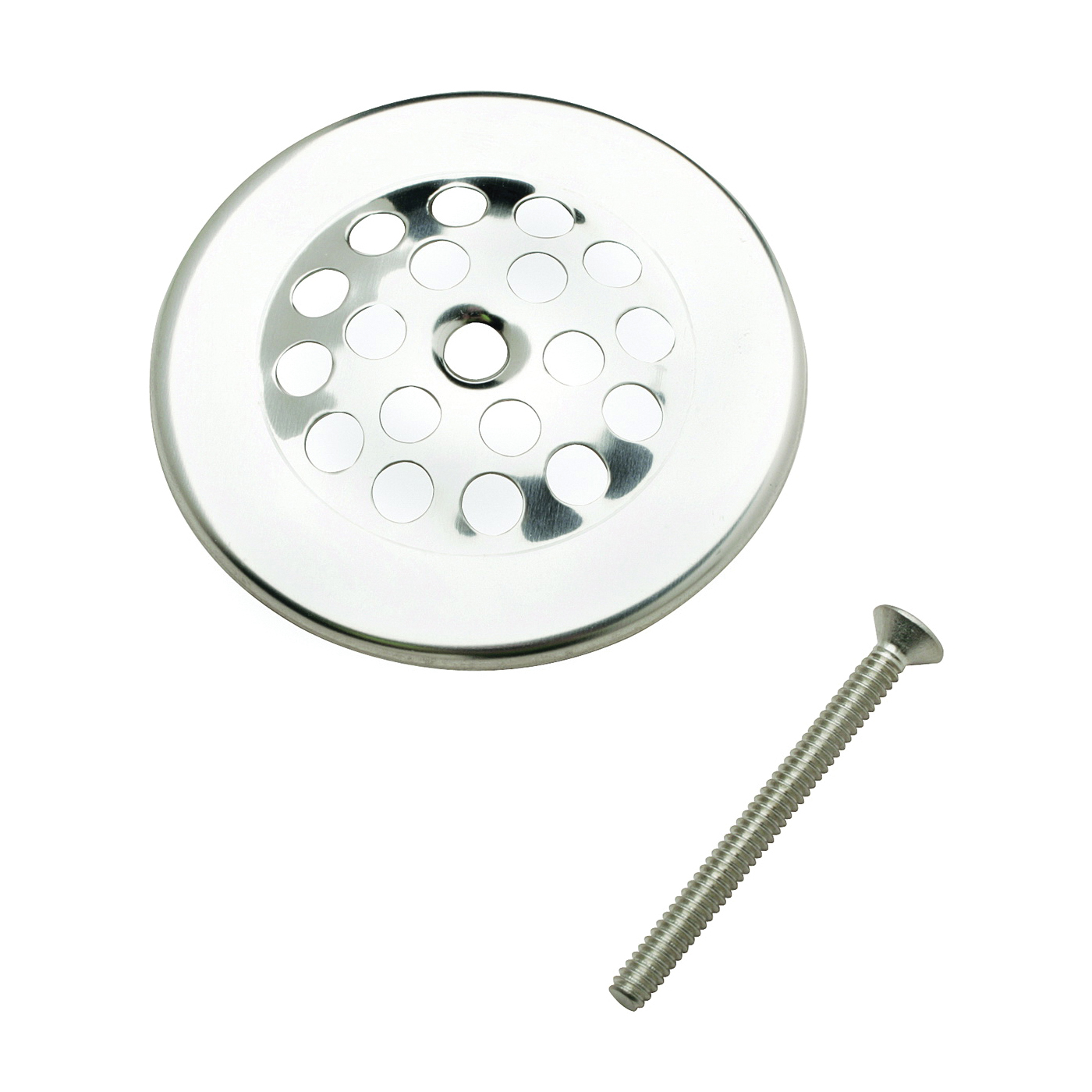 PP826-64 Strainer Dome Cover with Screw, Chrome-Plated