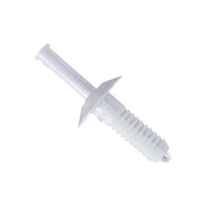 92593 Wall-Tuf Rivet, Nylon, White, 3/4 in Length