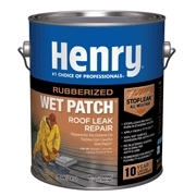 Wet Patch 208 HE208R061 Roof Cement, Black, Liquid, 3.5 gal Can