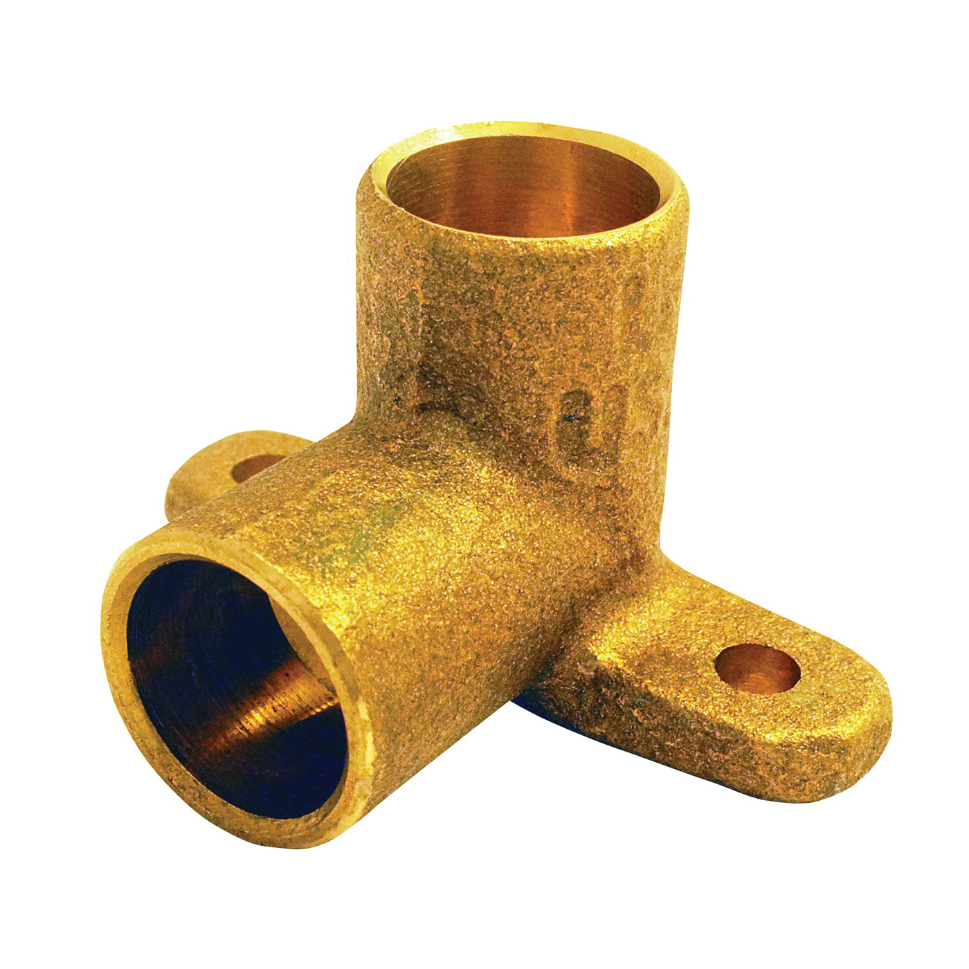 10156882 Drop Ear Tube Elbow, 1/2 in, Sweat, Copper