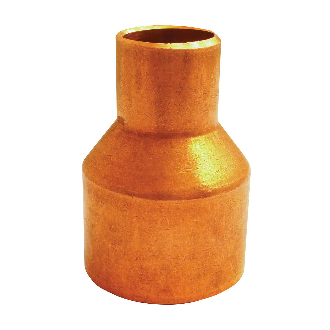 101R Series 30772 Reducing Pipe Coupling with Stop, 1-1/2 x 3/4 in, Sweat, Copper