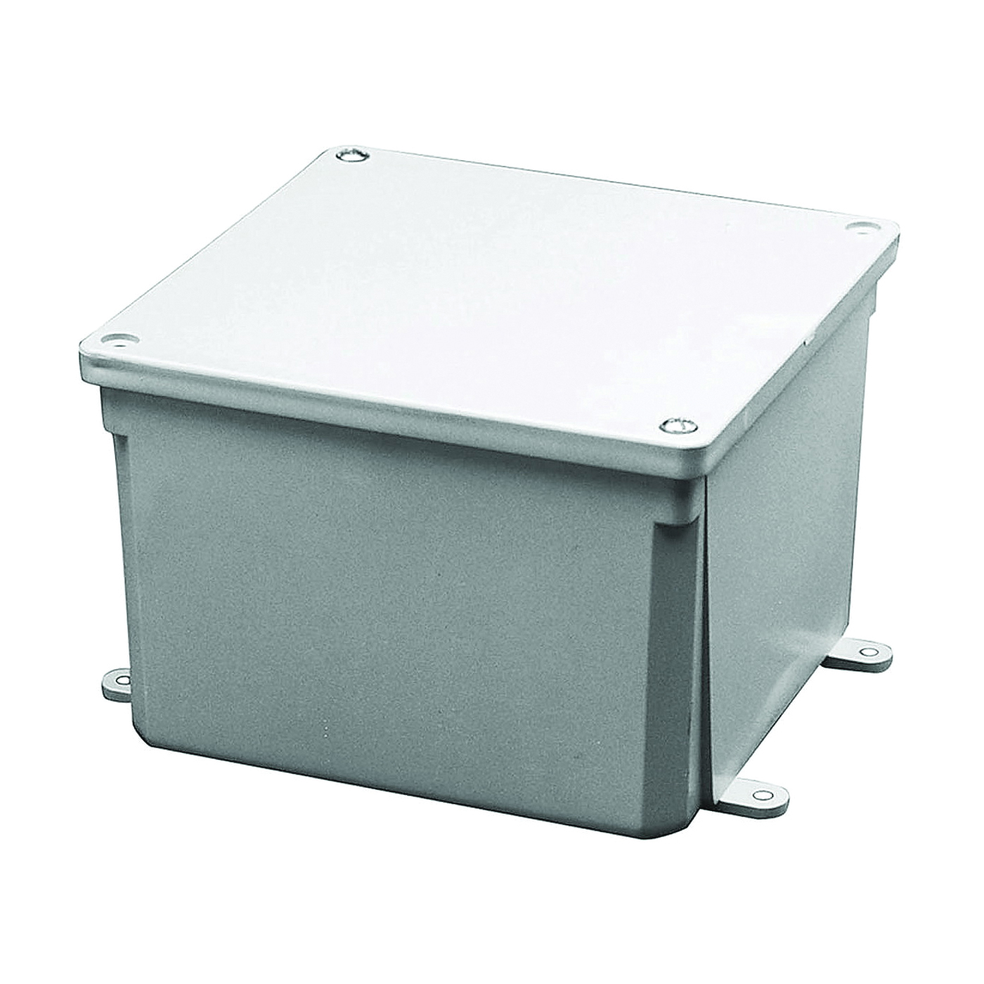 E989R Molded Junction Box, PVC, Gray