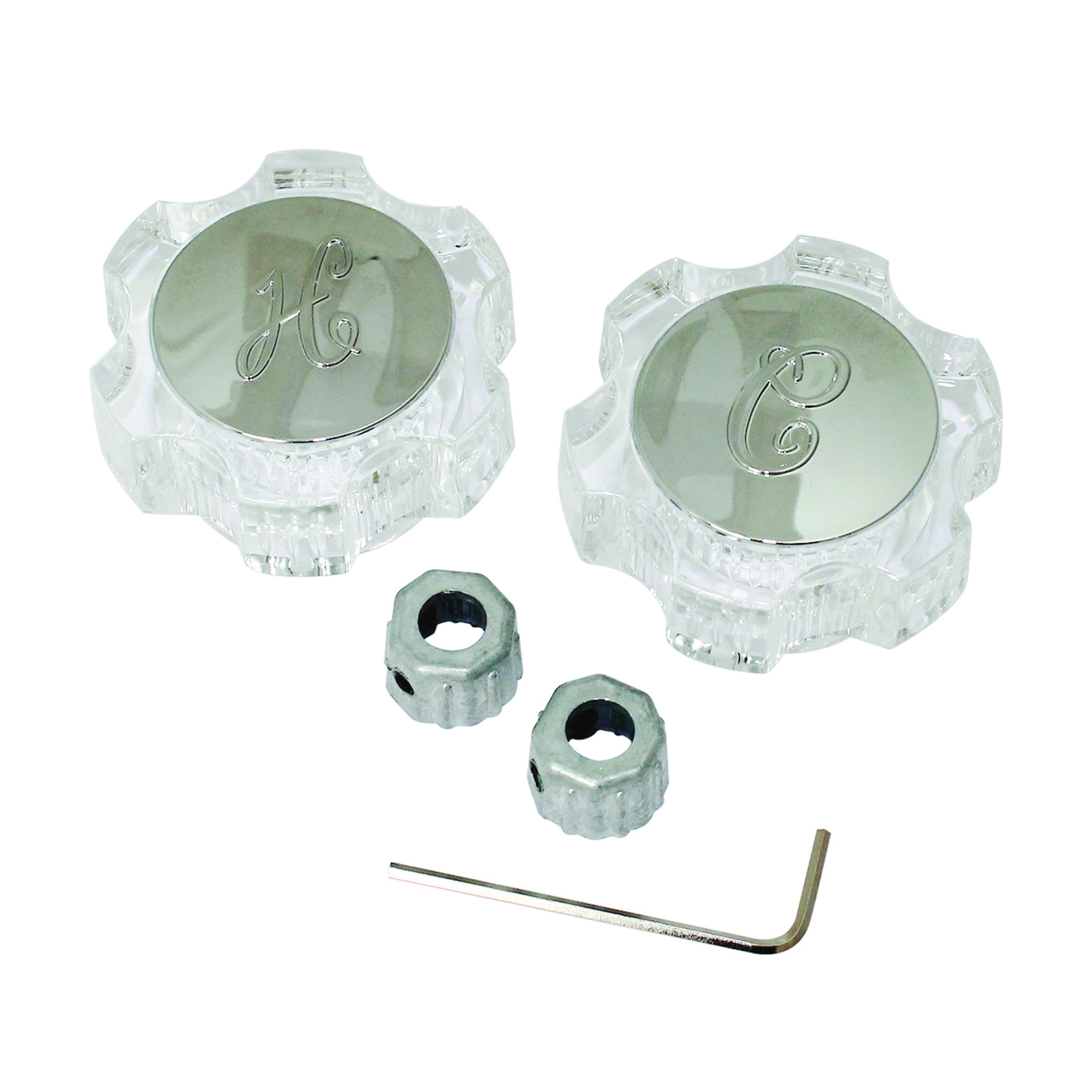 PP805-2 Faucet Handle, Acrylic, For: All Acrylic Canopy Handles