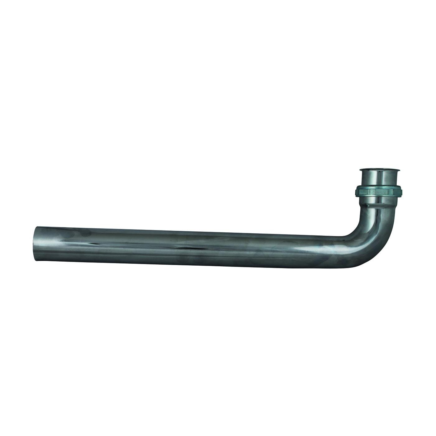 PP16CP Waste Drain Tube, 1-1/2 in, Slip-Joint, 22 ga Thick Material, Brass, Chrome-Plated