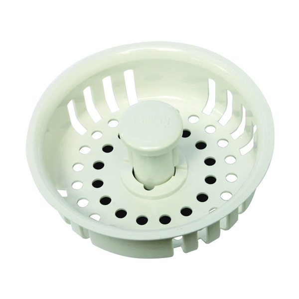 PP820-26 Basket Strainer with Adjustable Post, Plastic, For: Most Kitchen Sink Drains